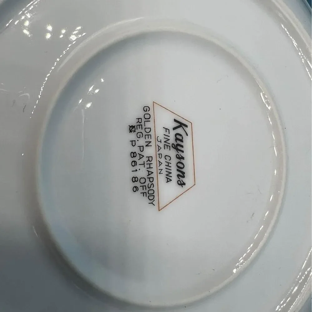 Gravy Boat attached underplate Kayson's, Rapsody